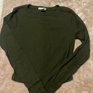 Fashion nova ribbed long sleeve top